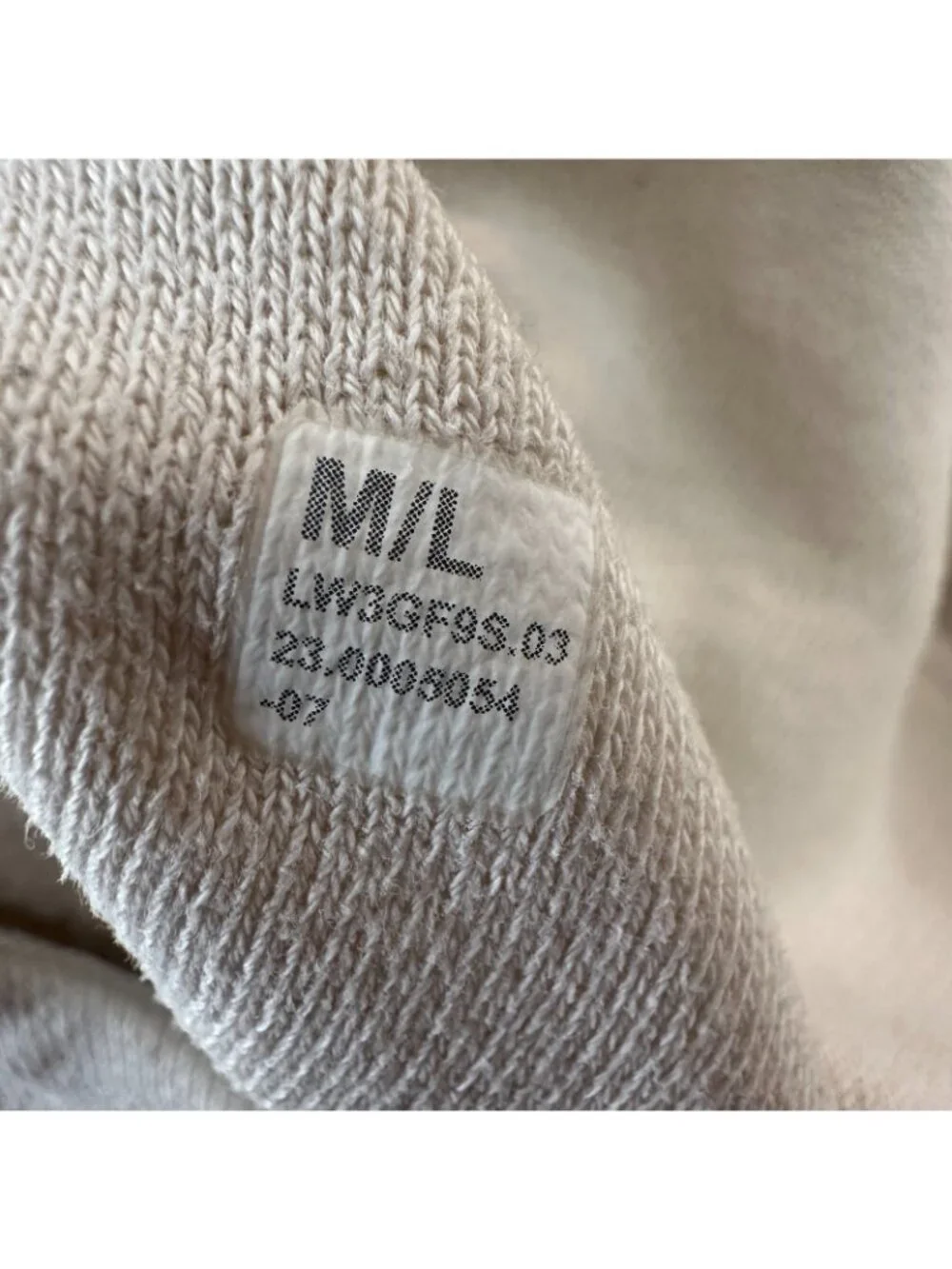 Lululemon Oversized Half Zip Cropped Hoodie Women's M/L Medium Large *flaw - Picture 6 of 6